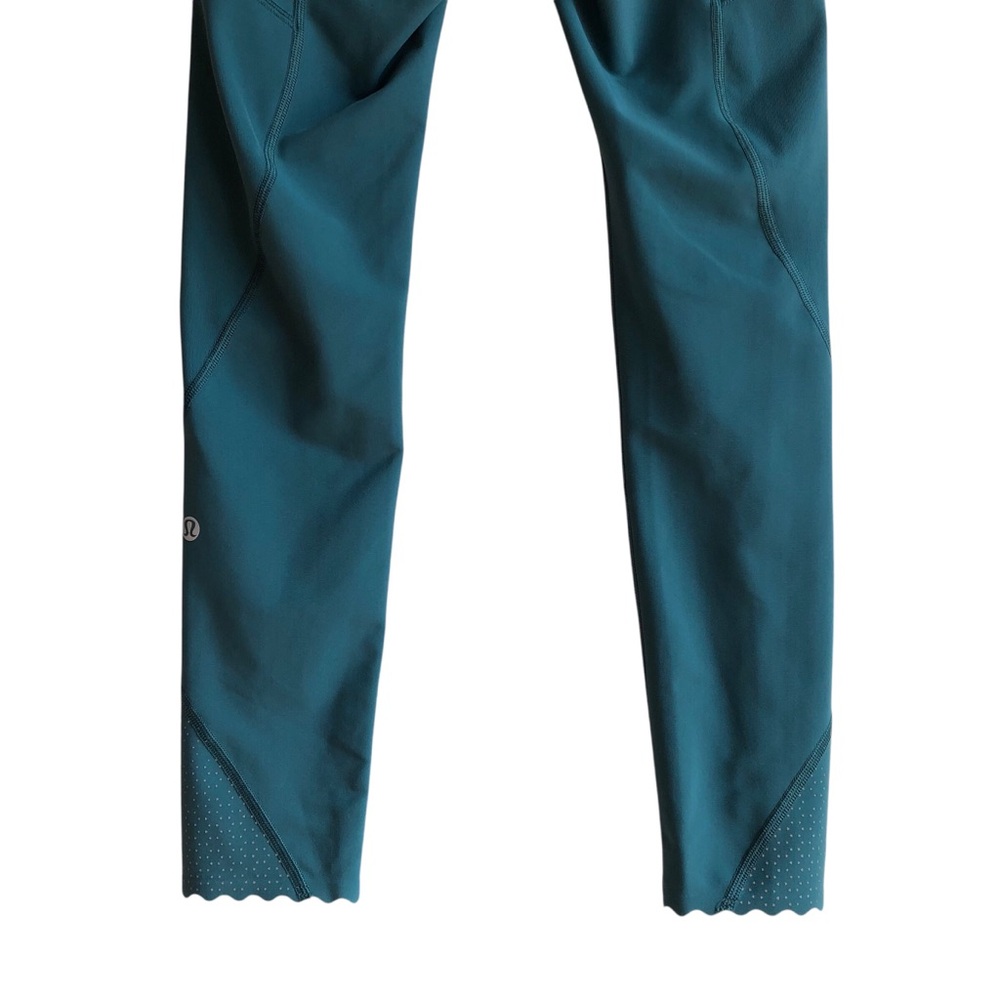 Lululemon Tight Stuff Tight II 25" Size 4 Deep Cove Teal - Picture 4 of 9